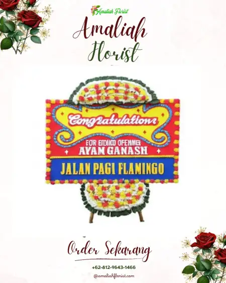 Sewa Papan Bunga Pontap